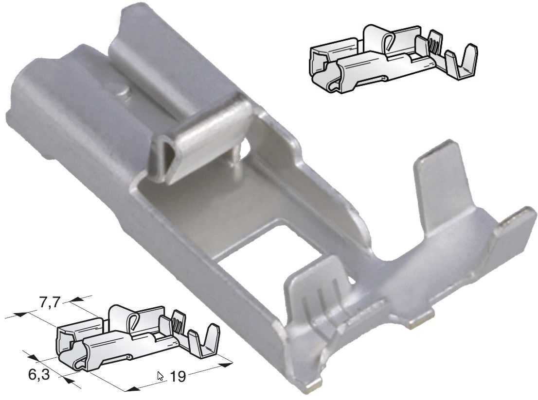 Faston 6.3 de potencia